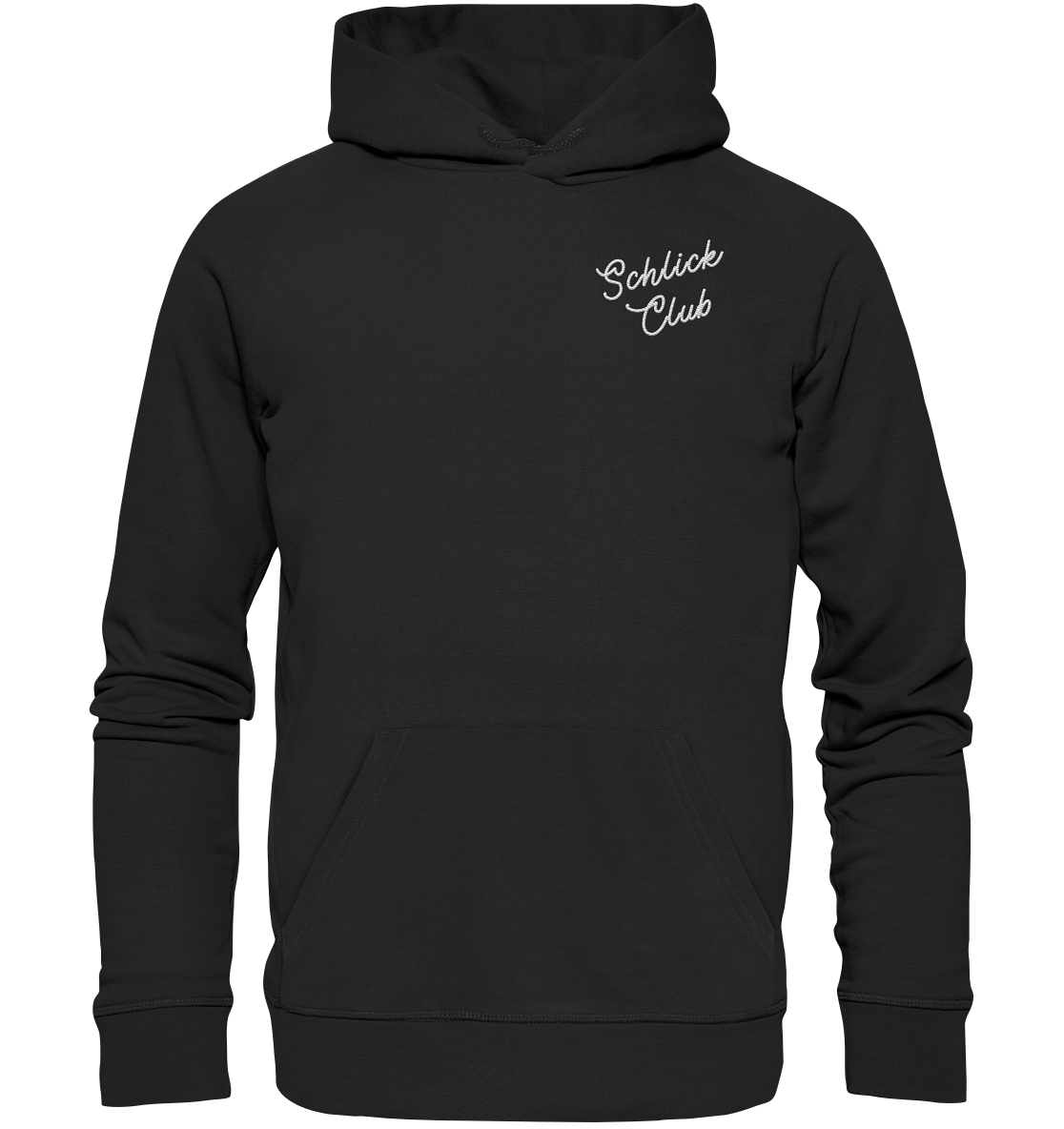 Schlick Club - Organic Hoodie mit Stick